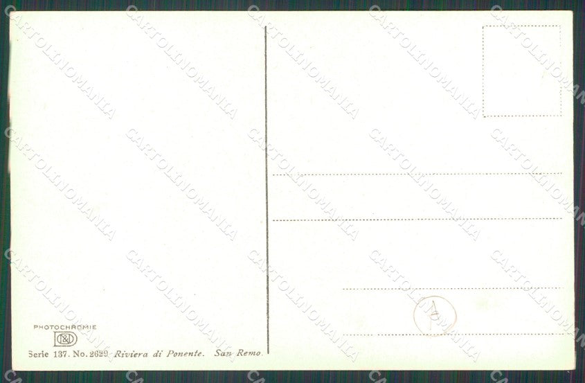 Imperia Sanremo Cartolina ZG2735 – retro