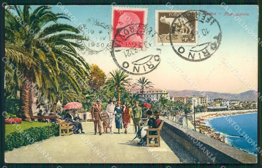 Imperia Sanremo SCOLLATA Cartolina ZG2749 – fronte
