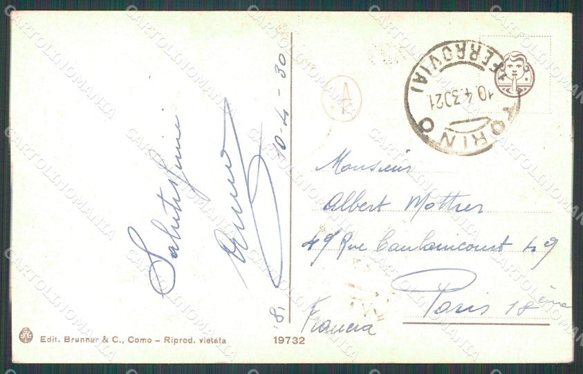 Imperia Sanremo SCOLLATA Cartolina ZG2749 – retro