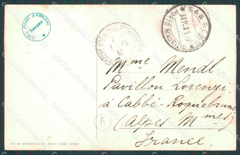 Imperia Sanremo Mulo Costumi Cartolina ZG2751 – retro