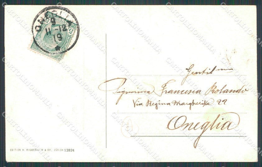 Imperia Sanremo Mulo Costumi Cartolina ZG2758 – retro