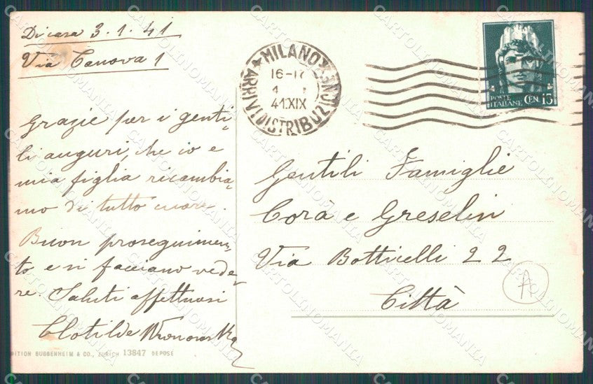 Imperia Sanremo Mulo Costumi Cartolina ZG2760 – retro