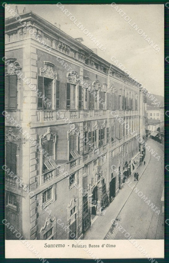 Imperia Sanremo Palazzo Borea D'Olmo Cartolina ZG2763 – fronte