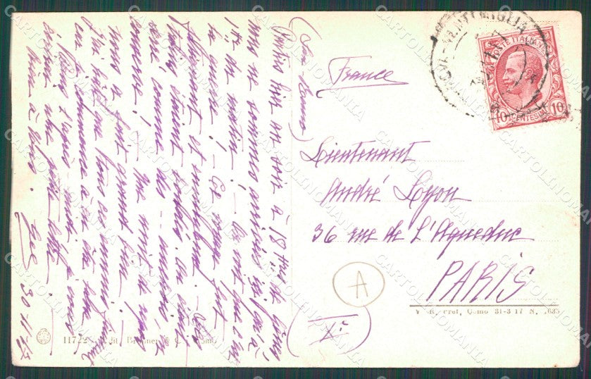 Imperia Sanremo PIEGHINA Cartolina ZG2768 – retro