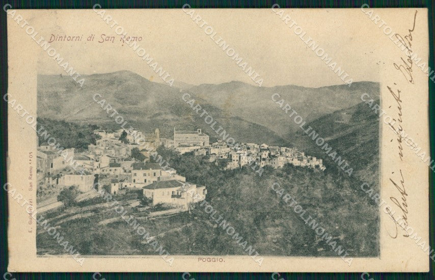 Imperia Sanremo Poggio Cartolina ZG2771 – fronte