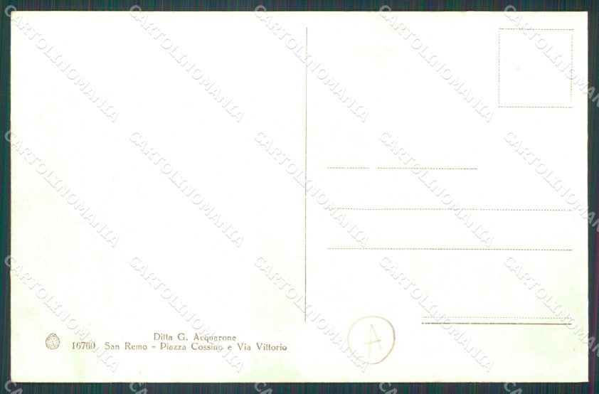 Imperia Sanremo Cartolina ZG2774 – retro