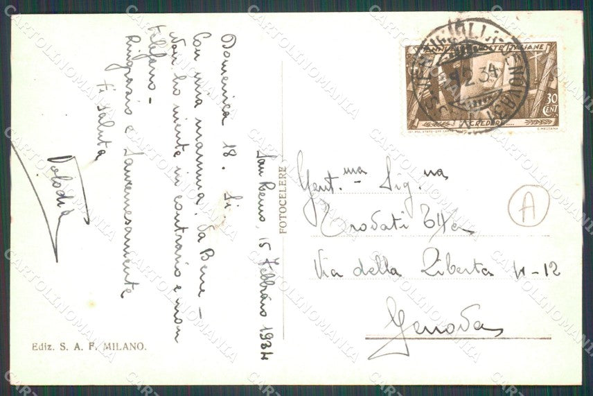 Imperia Sanremo Chiesa Russa Foto Cartolina ZG2778 – retro