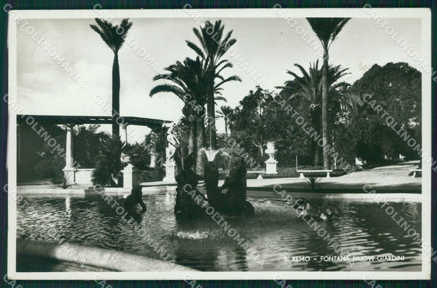 Imperia Sanremo Fontana Foto Cartolina ZG2779 – fronte