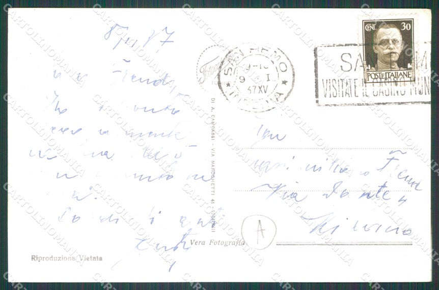Imperia Sanremo Foto Cartolina ZG2790 – retro