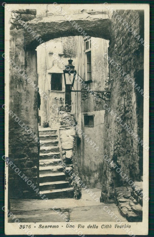 Imperia Sanremo Città Vecchia ABRASA Foto Cartolina ZG2817 – fronte