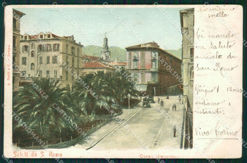 Imperia Sanremo Cartolina ZG2827 – fronte