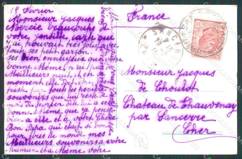 Imperia Sanremo Madonna della Costa Mulo Cartolina ZG2835 – retro