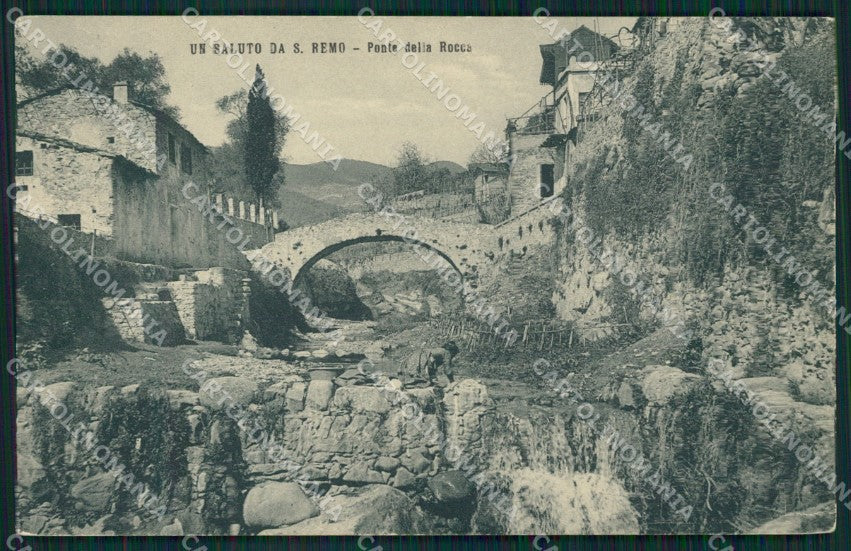 Imperia Sanremo Ponte della Rocca Cartolina ZG2845 – fronte