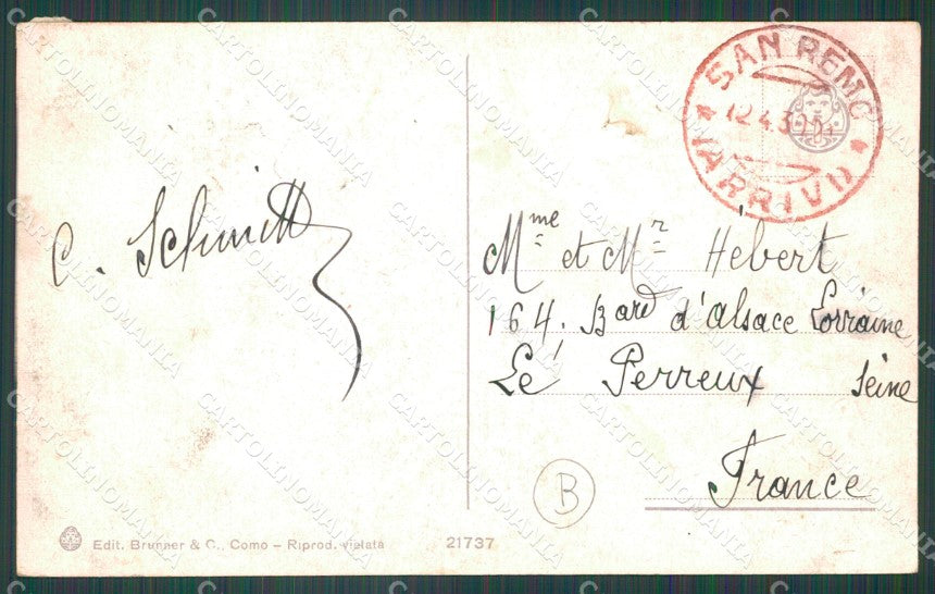 Imperia Sanremo Cartolina ZG2846 – retro