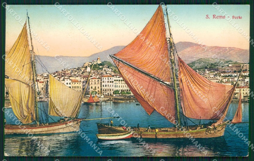 Imperia Sanremo Barche Cartolina ZG2852 – fronte