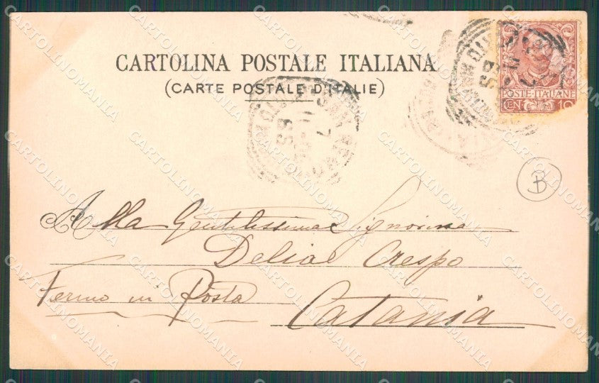 Imperia Sanremo Vicolo del Giuoco della Palla Cartolina ZG2869 – retro