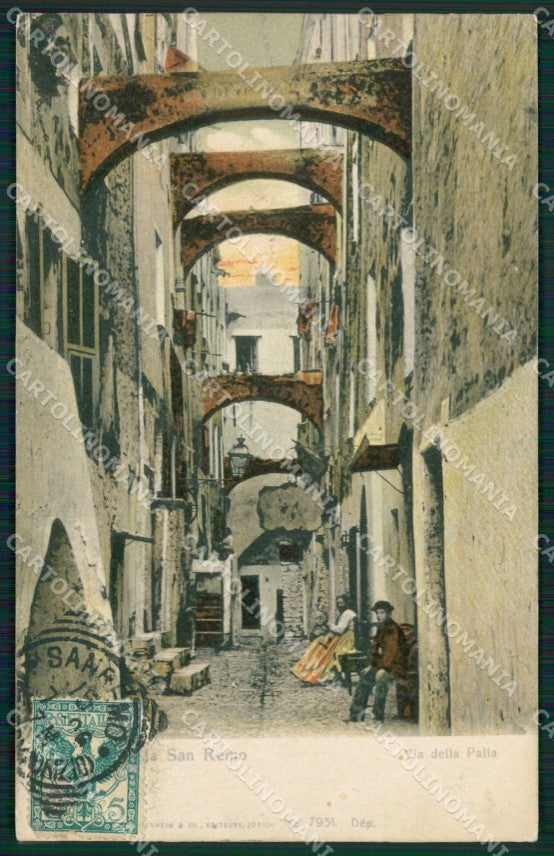 Imperia Sanremo Via della Palla Cartolina ZG2871 – fronte