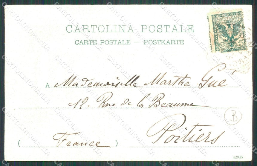 Imperia Sanremo Via della Palla Cartolina ZG2872 – retro
