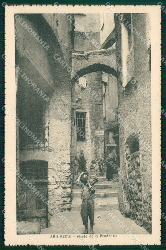 Imperia Sanremo Vicolo della Prudenza Cartolina ZG2875 – fronte