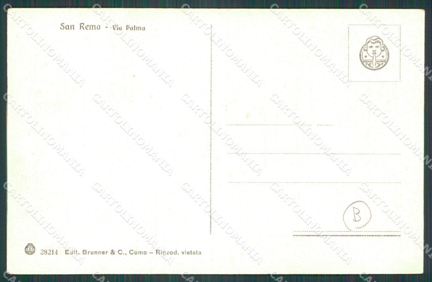 Imperia Sanremo Cartolina ZG2876 – retro