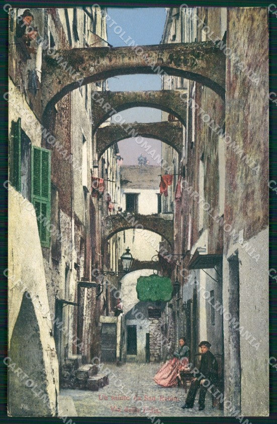 Imperia Sanremo Via della Palla Cartolina ZG2880 – fronte