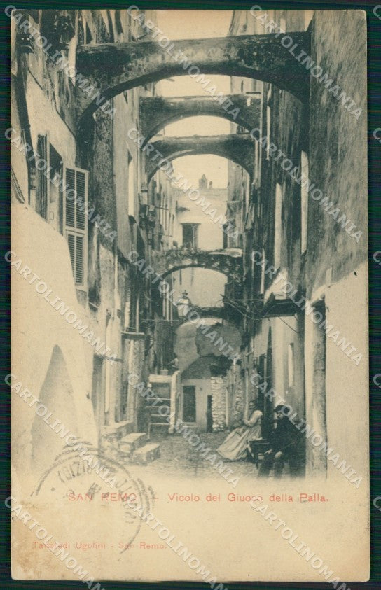 Imperia Sanremo Via della Palla Cartolina ZG2882 – fronte