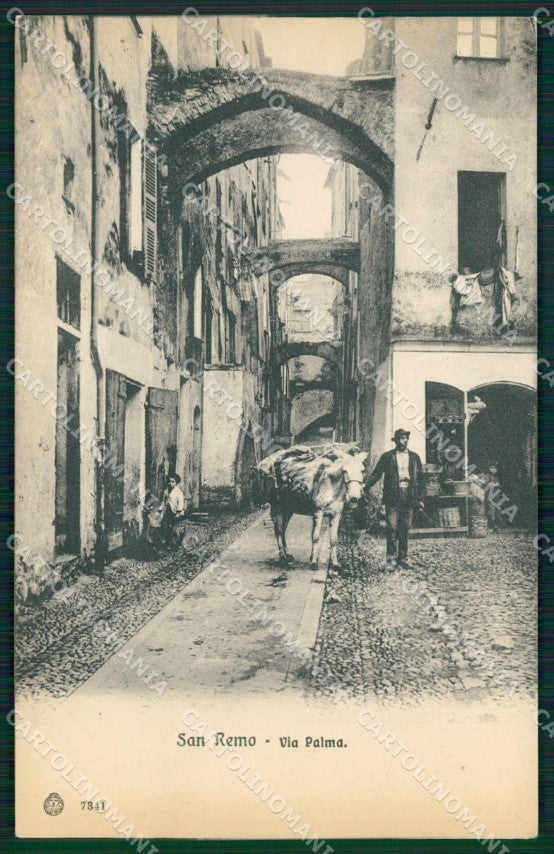 Imperia Sanremo Via Palma Cartolina ZG2888 – fronte
