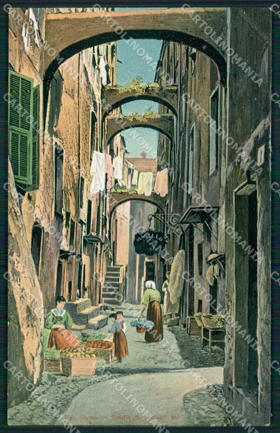 Imperia Sanremo Via Giuoco della Palla Cartolina ZG2892 – fronte