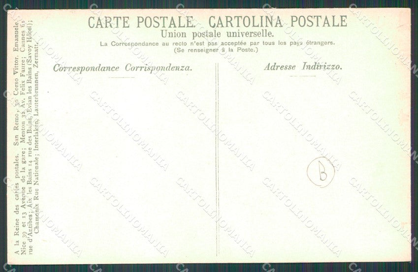 Imperia Sanremo Via Giuoco della Palla Cartolina ZG2892 – retro