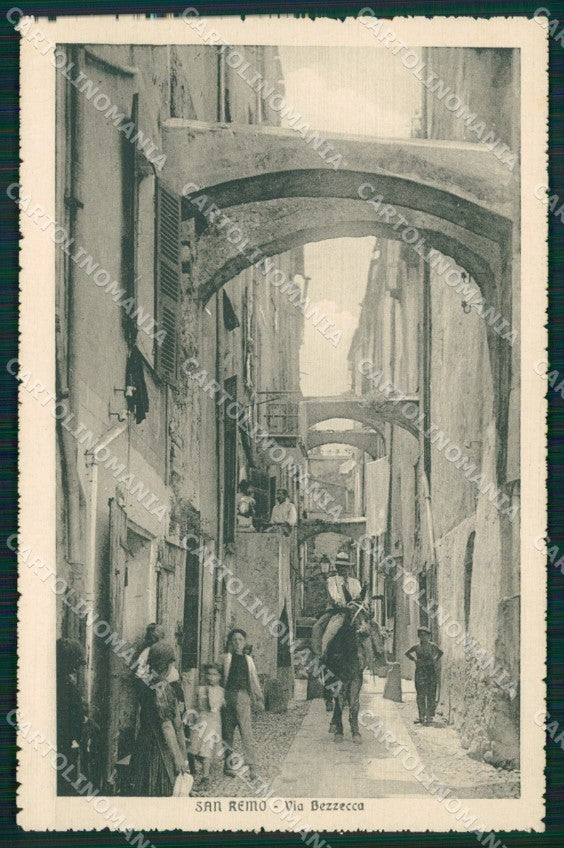 Imperia Sanremo Via Bezzecca Cartolina ZG2897 – fronte