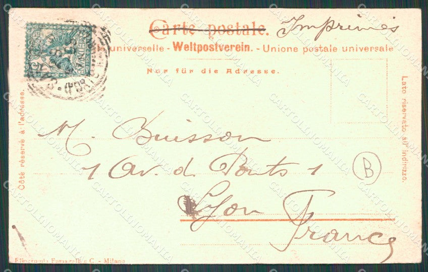 Imperia Sanremo Via Giuoco della Palla Cartolina ZG2902 – retro