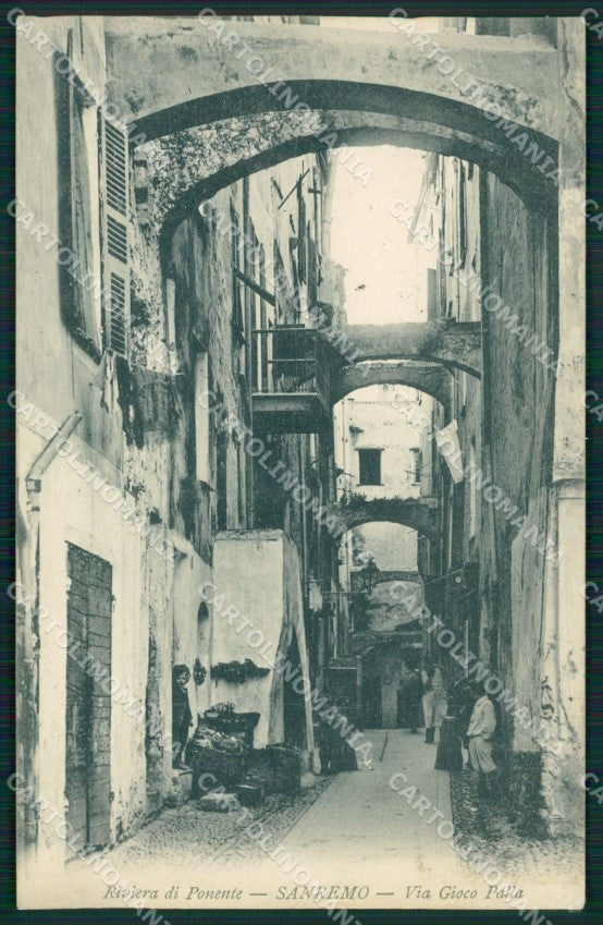 Imperia Sanremo Via Giuoco della Palla Cartolina ZG2906 – fronte