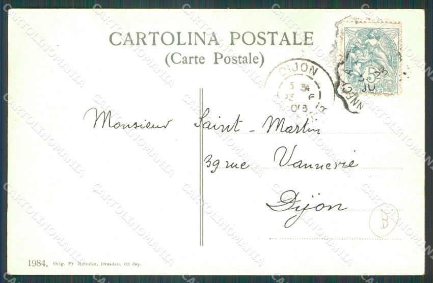 Imperia Sanremo Via Giuoco della Palla Cartolina ZG2906 – retro