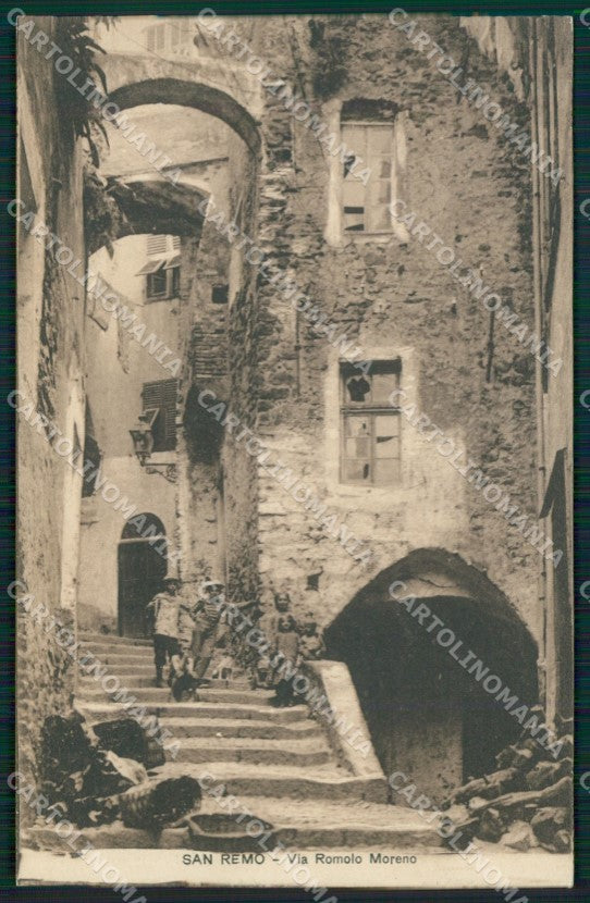 Imperia Sanremo Via Romolo Moreno Cartolina ZG2923 – fronte