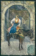 Imperia Sanremo Mulo Costumi Cartolina ZG2932 – fronte