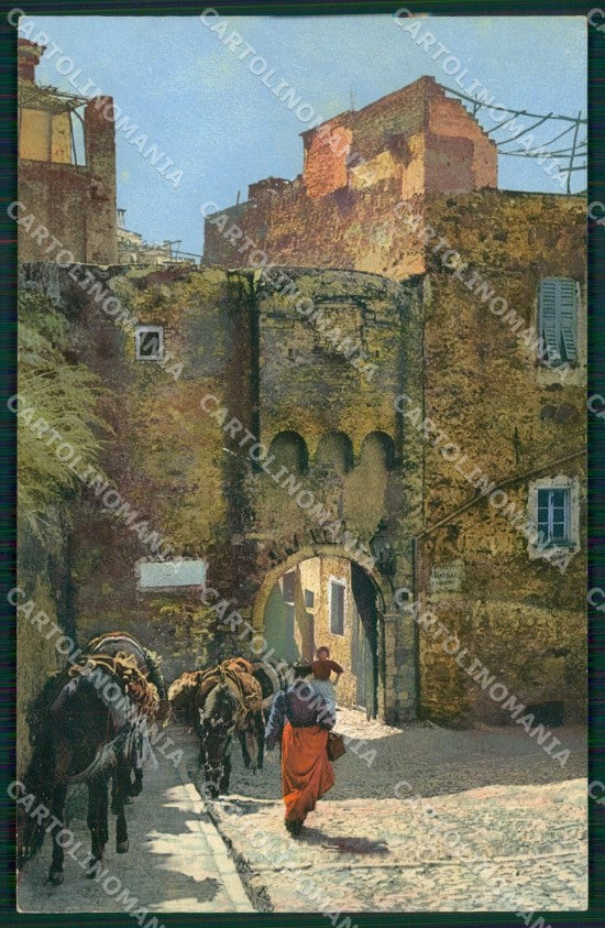 Imperia Sanremo Asini Cartolina ZG2934 – fronte