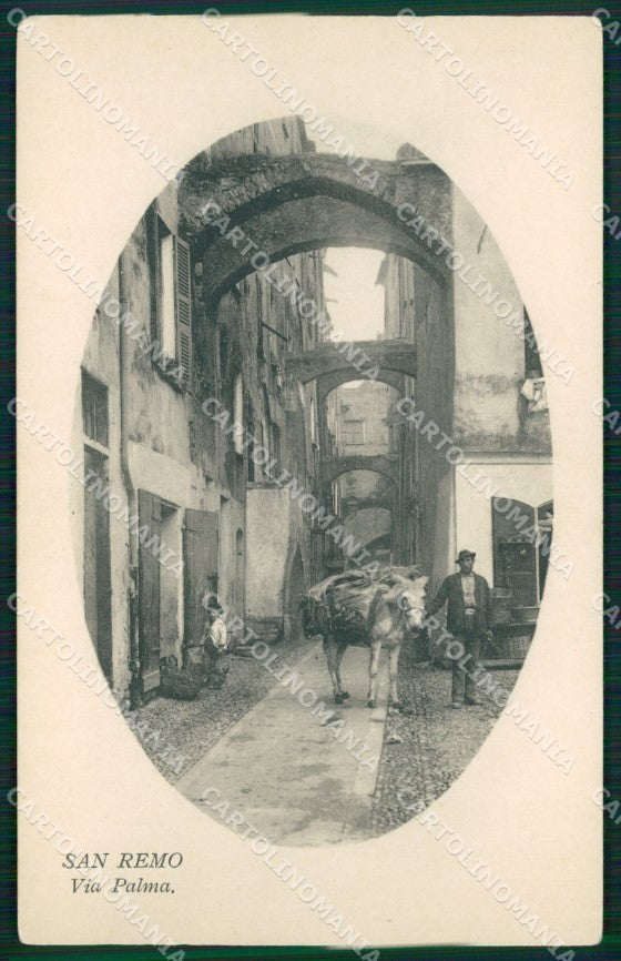 Imperia Sanremo Via Palma Asino Cartolina ZG2941 – fronte