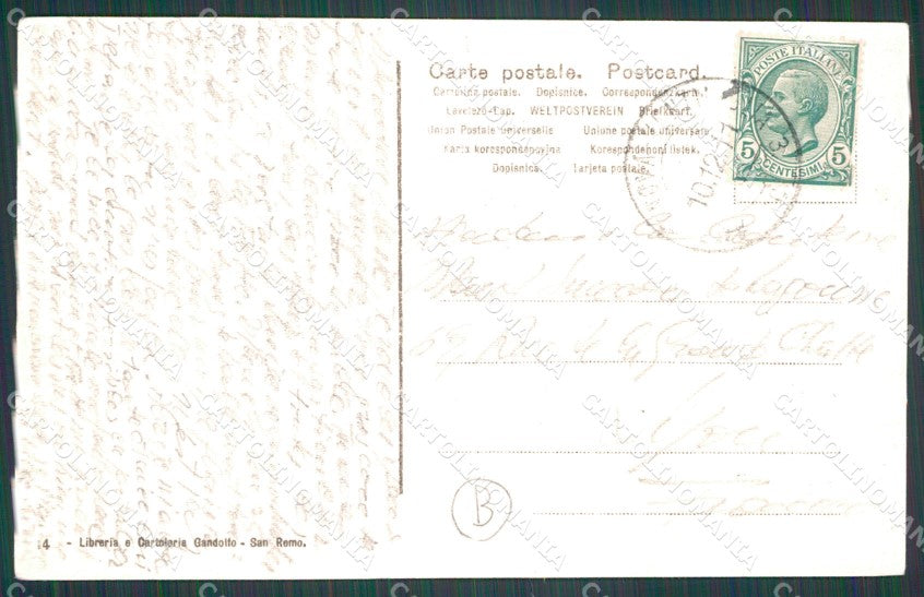 Imperia Sanremo Città Vecchia Cartolina ZG2945 – retro