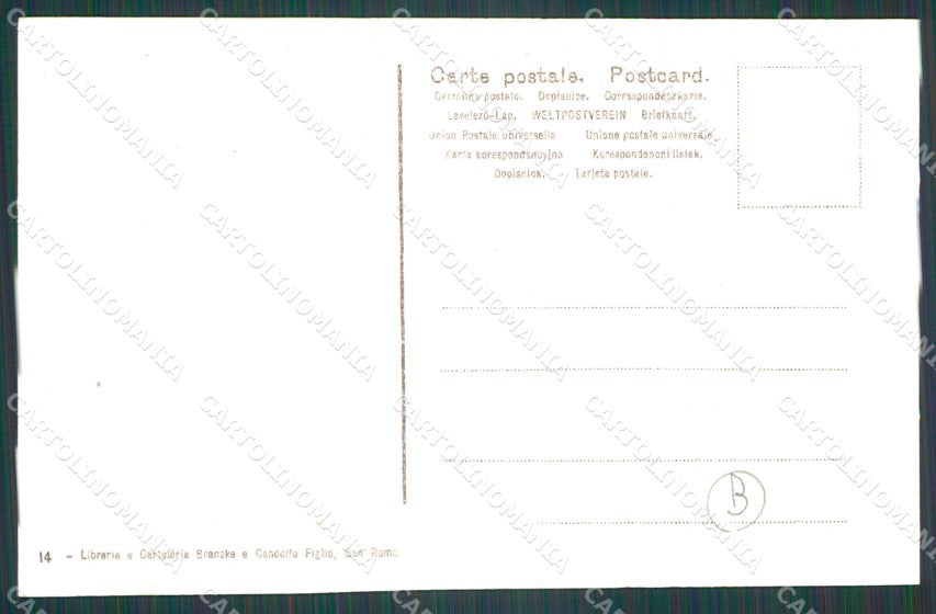 Imperia Sanremo Città Vecchia Cartolina ZG2946 – retro