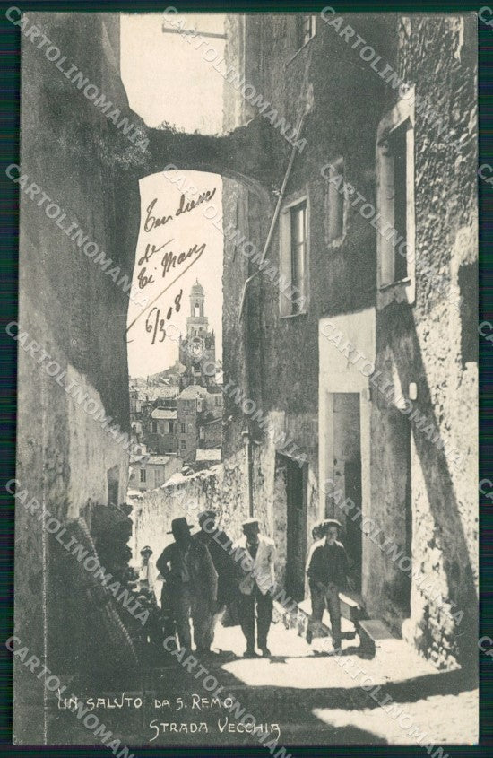 Imperia Sanremo Città Vecchia STRAPPINO FORO Cartolina ZG2947 – fronte