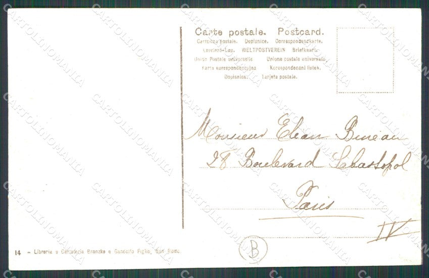 Imperia Sanremo Città Vecchia STRAPPINO FORO Cartolina ZG2947 – retro