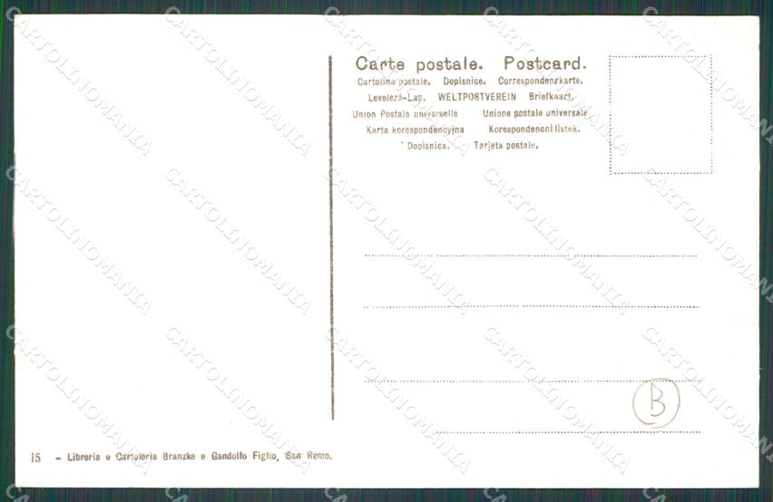 Imperia Sanremo Città Vecchia Cartolina ZG2958 – retro