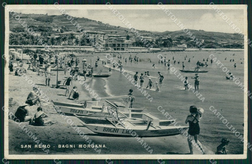 Imperia Sanremo Barca PIEGA Cartolina ZG2965 – fronte