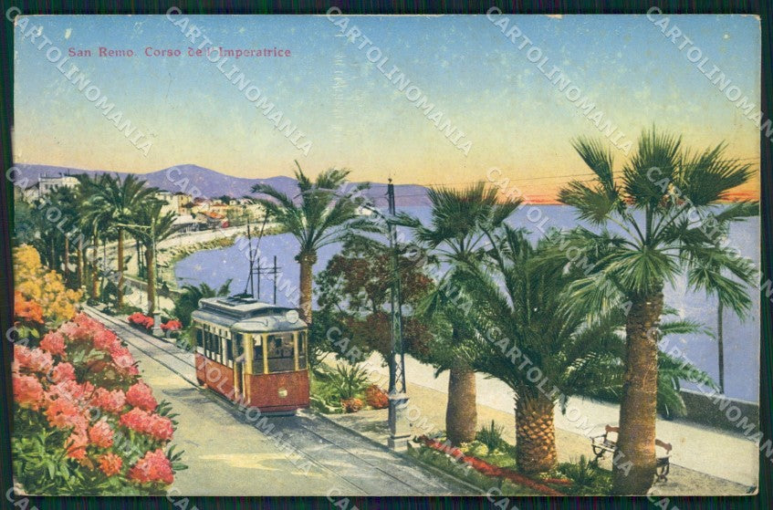 Imperia Sanremo Tram Cartolina ZG2969 – fronte