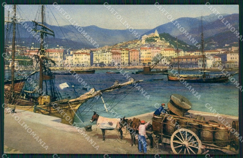 Imperia Sanremo Barche Carretto Cartolina ZG2983 – fronte