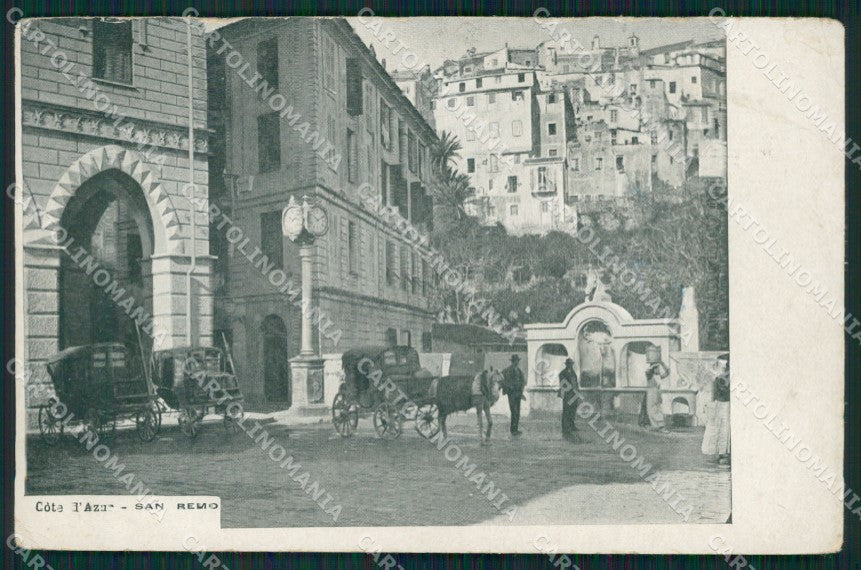 Imperia Sanremo Carrozza PIEGA Cartolina ZG2986 – fronte