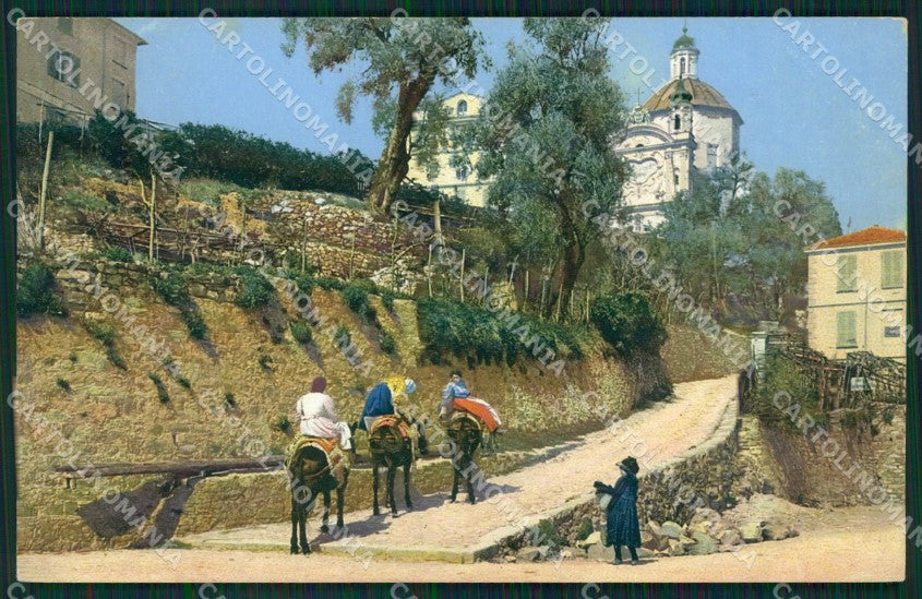 Imperia Sanremo Asini Cartolina ZG2988 – fronte