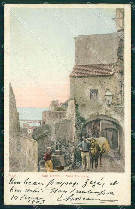 Imperia Sanremo Porta Candelieri  Cartolina ZG2996 – fronte