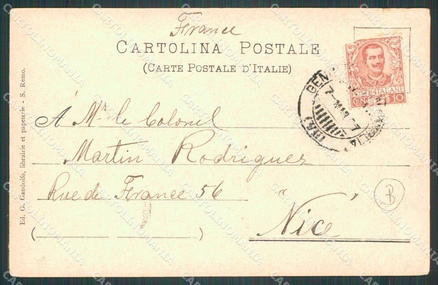 Imperia Sanremo Mulo Costumi Cartolina ZG3006 – retro