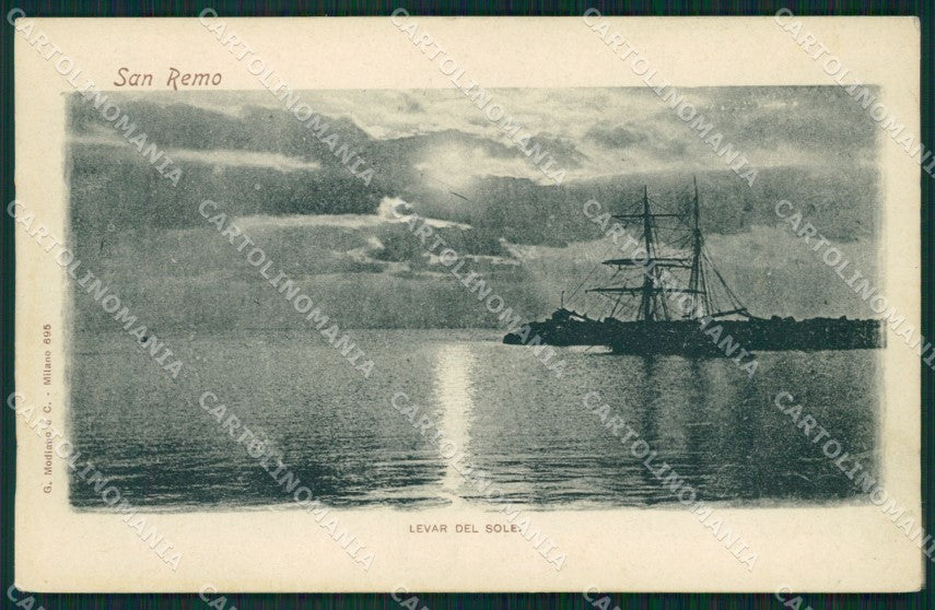 Imperia Sanremo Barca Cartolina ZG3015 – fronte